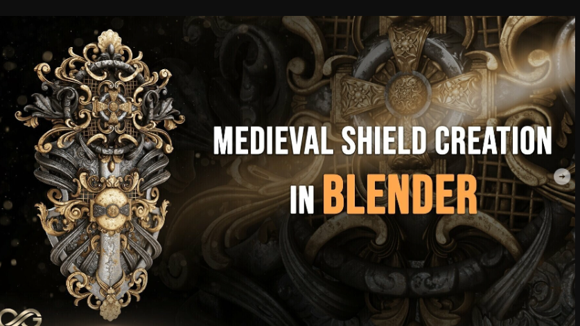 ArtStation – Create a Highly Detailed Shield in Blender