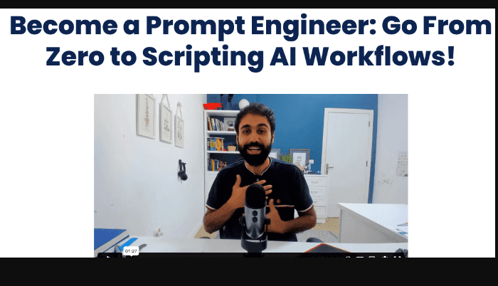 Become a Prompt Engineer Go From Zero to Scripting AI Workflows!