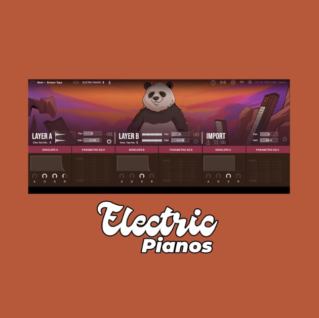 Clark Audio Lofi Panda Electric Pianos 2 Expansion v1.1
