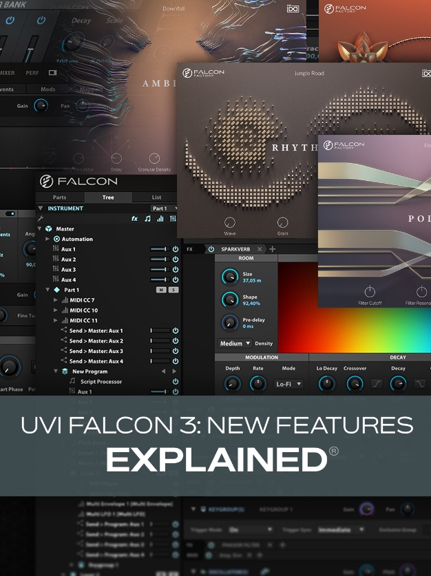 Groove3 UVI Falcon 3 New Features Explained