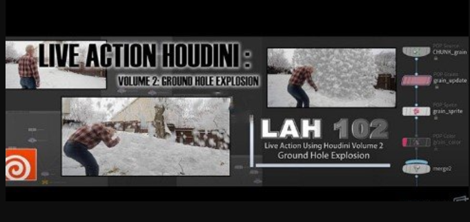 Live Action Houdini, Volume 2: Ground Hole Explosion