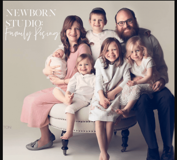 Meg Bitton — Newborn Studio Family Posing