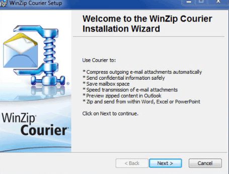 WinZip Courier 10 free download