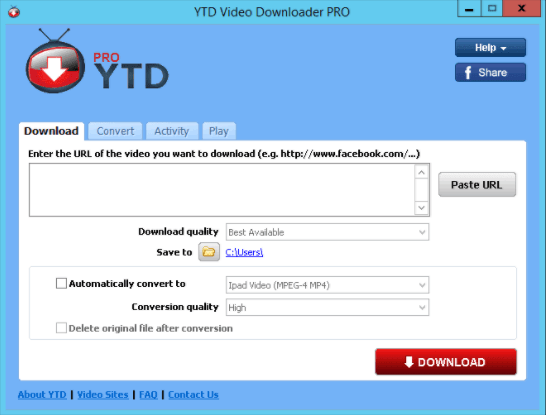 YTD Video Downloader Pro 5 crack download