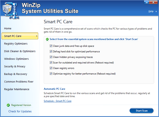 WinZip System Utilities Suite 3 free download