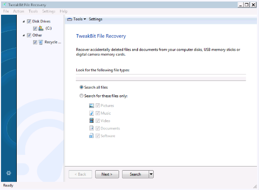 TweakBit File Recovery 7.2 crack download