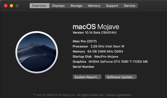 Mac OS Mojave 10.14.b3 (18A326g) Free Download For Mac OSX