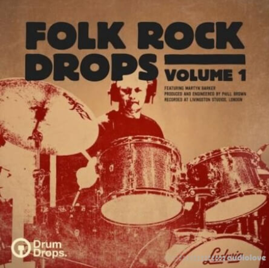DrumDrops Folk Rock Drops Vol.1 and Vol 2 Complete Bundle