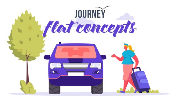 Videohive Journey Flat Concept 33544799 Free Download