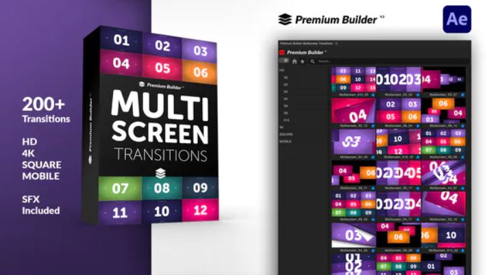 Videohive - Multiscreen Transitions