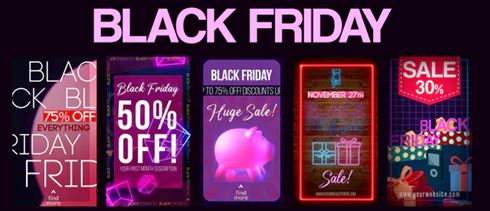 Videohive Black Friday & Cyber Monday Stories 34688303