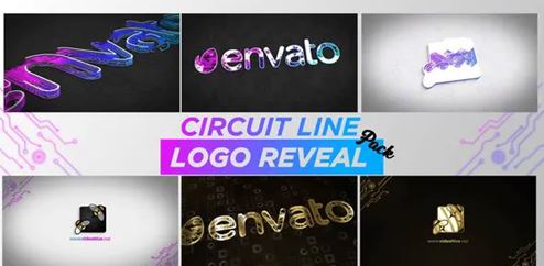 Videohive Circuit Line Logo Reveal 34773603