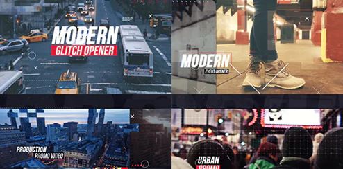 Videohive Modern Urban Glitch Opener 16951501