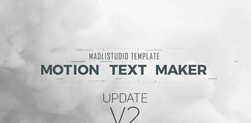 Videohive Motion Text Maker 18119422