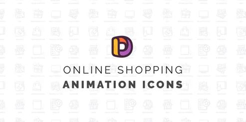 Videohive Online shopping Animation Icons 34760723