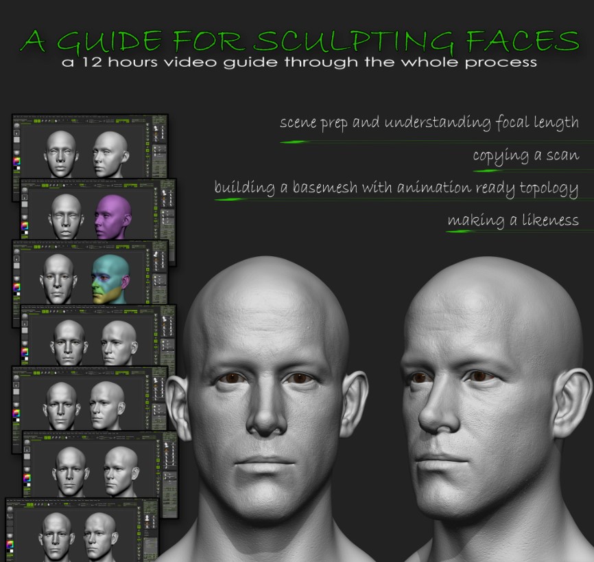 Gumroad – A Guide to Sculpting Faces
