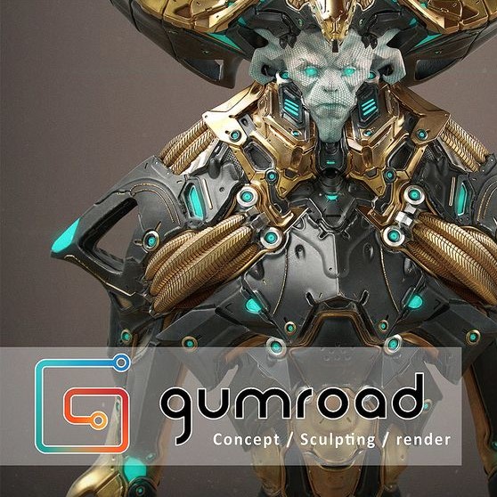 Gumroad – God of Birds – Character Concept Tutorial in Zbrush and Keyshot (Premium)