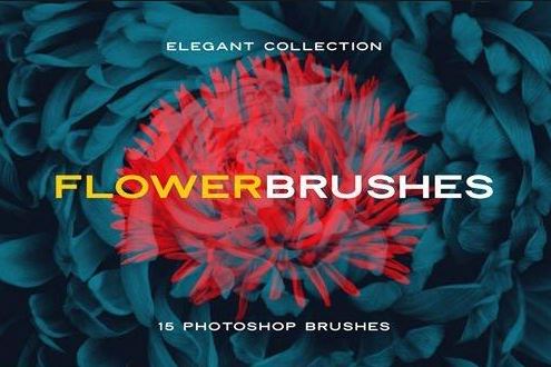 15 Flower Photoshop Brushes Free Download