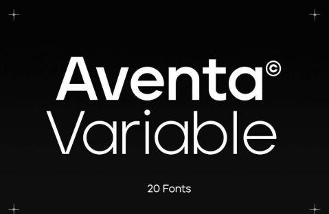 Aventa Geometric Variable Sans-Serif Free Download