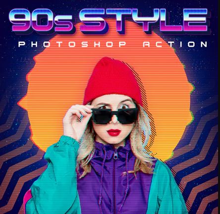 GraphicRiver – 90s Style Photoshop Action 26730215 free download