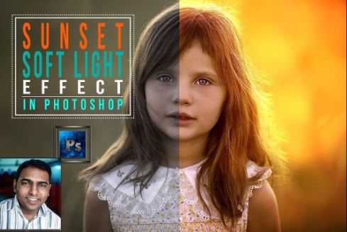 How to Create Sunset Soft Light Effect in Adobe Photoshop Free Download