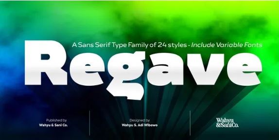 Regave Sans Serif Font free Download