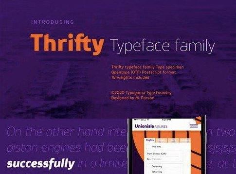 Thrifty Font Family Free Download