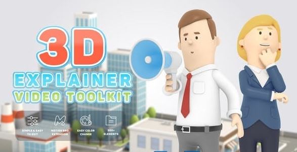 Videohive 3D Characters Explainer Toolkit 26491556 Free Download (premium)