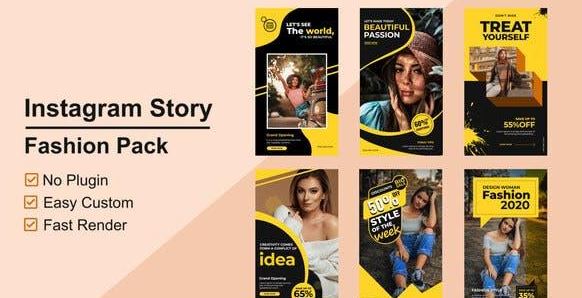 Videohive Fashion Instagram Stories V05 AE Project Free Download