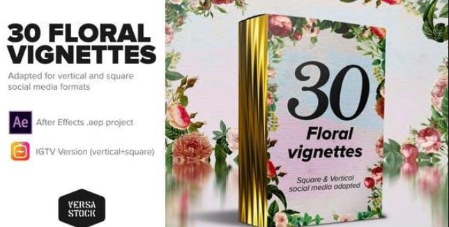 Videohive In Full Bloom – Floral Vignettes Free Download