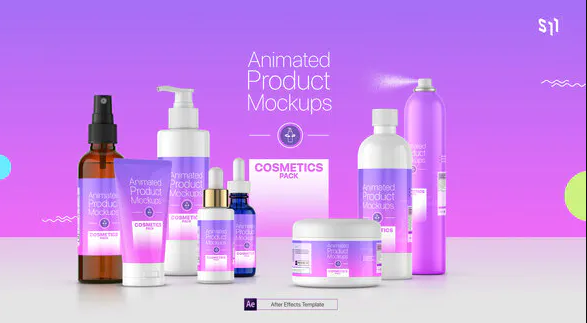 Videohive Animated Product Mockups Cosmetics Pack Free Download (premium)