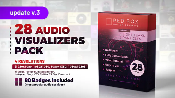Videohive Audio Visualizers Pack V3 Free Download
