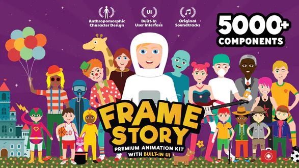Videohive FrameStory I Explainer Character Animation Toolkit with Built In UI Free Download (Premium)
