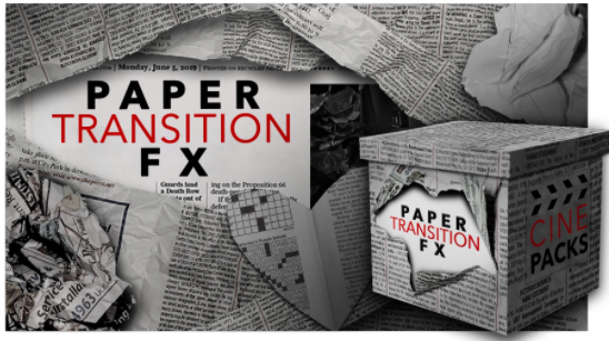 PAPER TRANSITION FX CINEPACKS