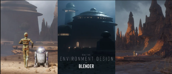 Real-time Environment Design in Blender by Jama Jurabaev (Premium)