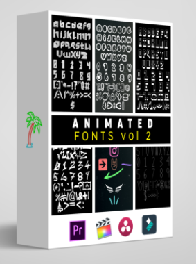 Tropic Colors – Animated Fonts Vol. 2 (premium)