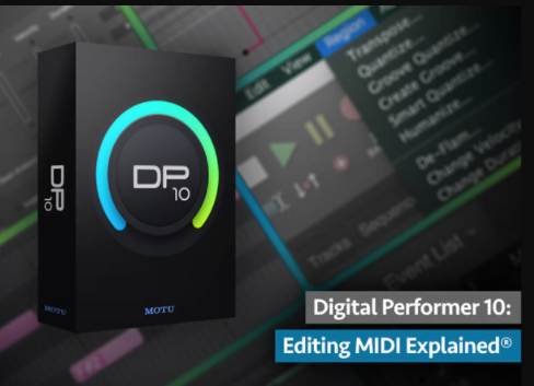 Digital Performer 10 Editing MIDI Explained by Gary Hiebner