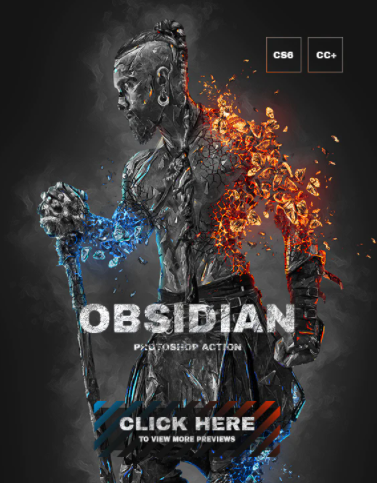 GraphicRiver – Obsidian Photoshop Action 26998428