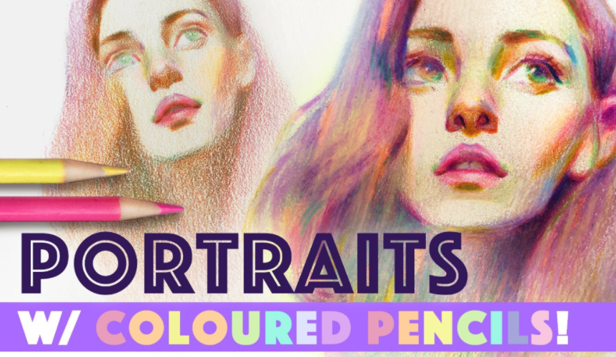 Steps to Creating Vivid Portraits with Coloured Pencils with Chris Hong
