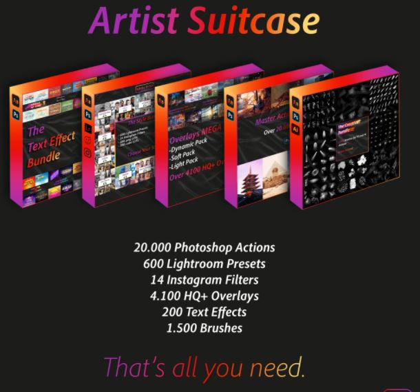 AdobeArtist – Artist Suitcase All Bundles