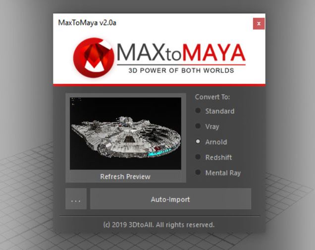 MaxToMaya v2.9 Free Download