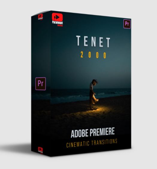 Paramount Motion TENET Adobe Premiere Transitions Free Download