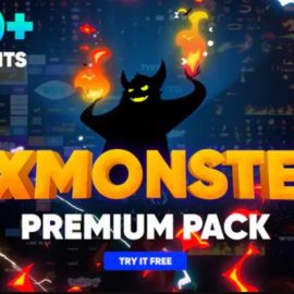Videohive – FX MONSTER – Premium Pack [1650+ 2D FX Elements] – 32201381 (premium)