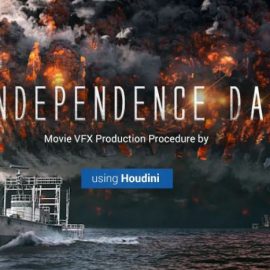 Wingfox – Independence Day – Production Procedure Of A Movie Vfx Scene Using Houdini (premium)