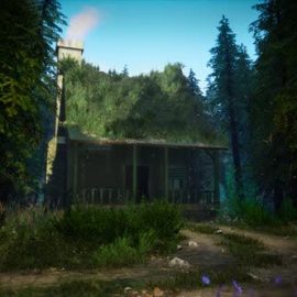 Videohive Cabin In A Dark Forest Looped Hd 33528104 Free Download