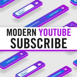 Videohive Modern Youtube Subscribe 33241185 Free Download