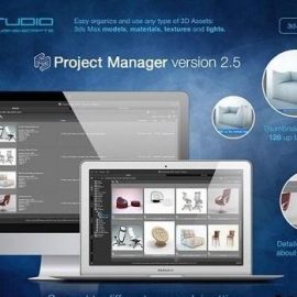 3d-kstudio Project Manager v3.14.54 for 3ds Max 2014 – 2022
