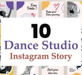 Videohive Dance Studios Instagram Stories 34368130