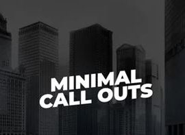 Videohive Minimal Call Outs 33658083