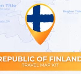 Videohive Finland Map – Republic of Finland Travel Map 34477179